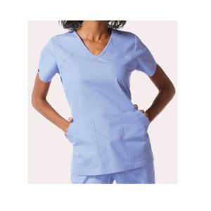 Ecko Medical Scrub 2112 Brandy V-Neck Top CEIL